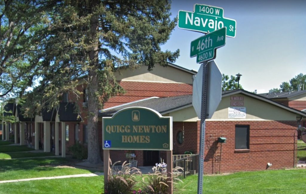 The James Quigg Newton homes near 46th and Navajo